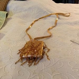 Gold Color Pouch  Bag NM. Never Been Used